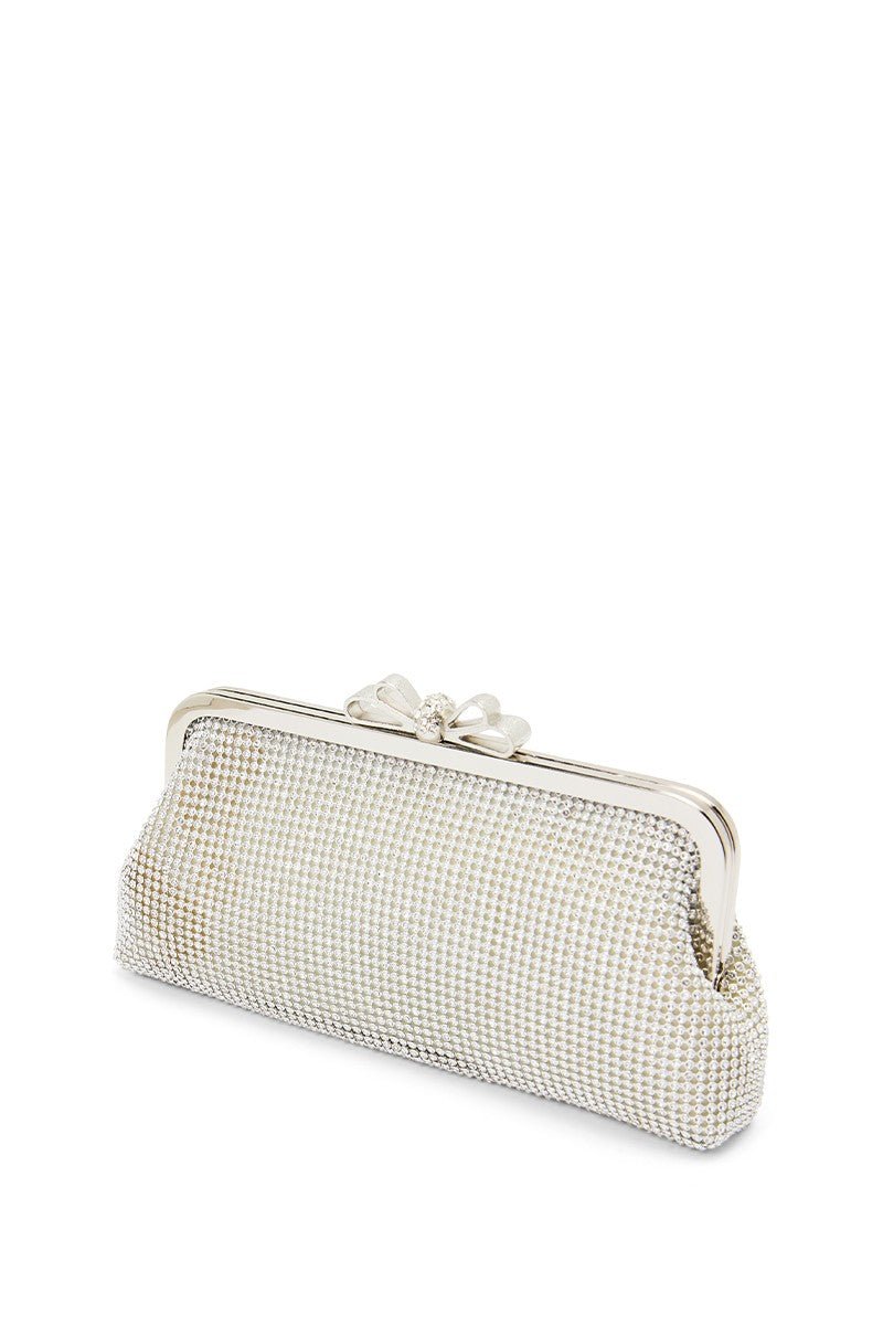 Amir Rhinestone Silver Clutch - vientostheshop