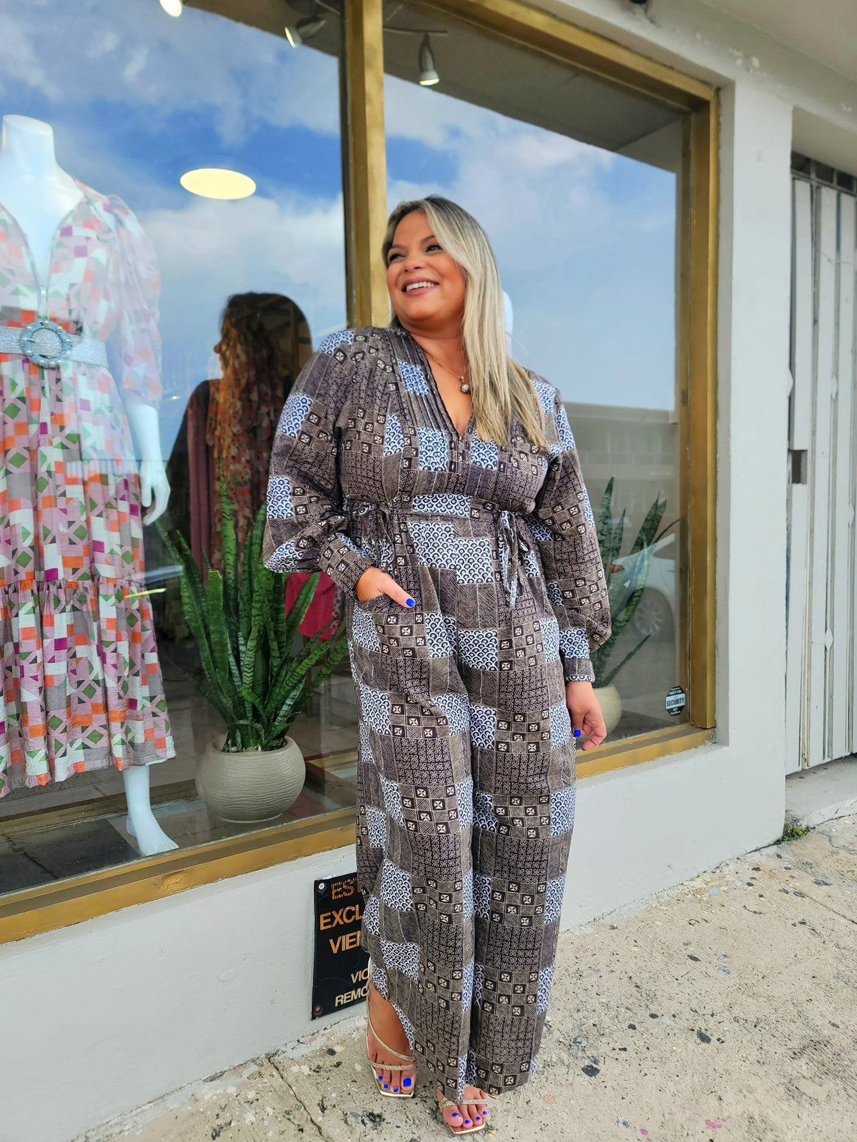 Celosia Pattern Boho Jumpsuit - vientostheshop