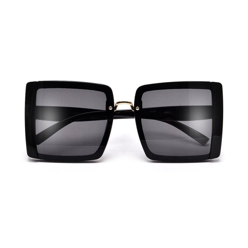 Fashionable Black Square Frame Sunglasses - vientostheshop