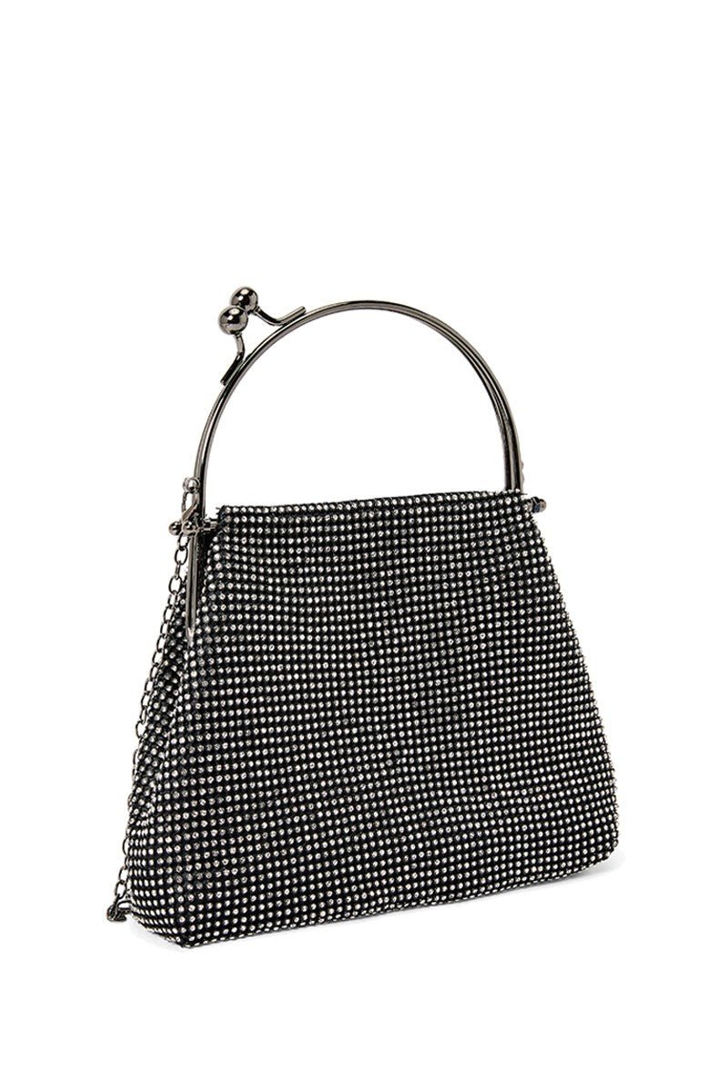 Lixet Rhinestone Shoulder Black Bag - vientostheshop