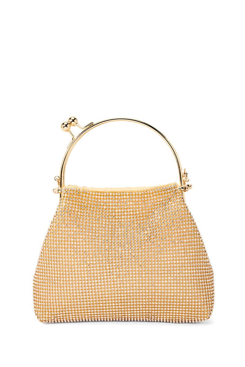Lixet Rhinestone Shoulder Gold Bag - vientostheshop