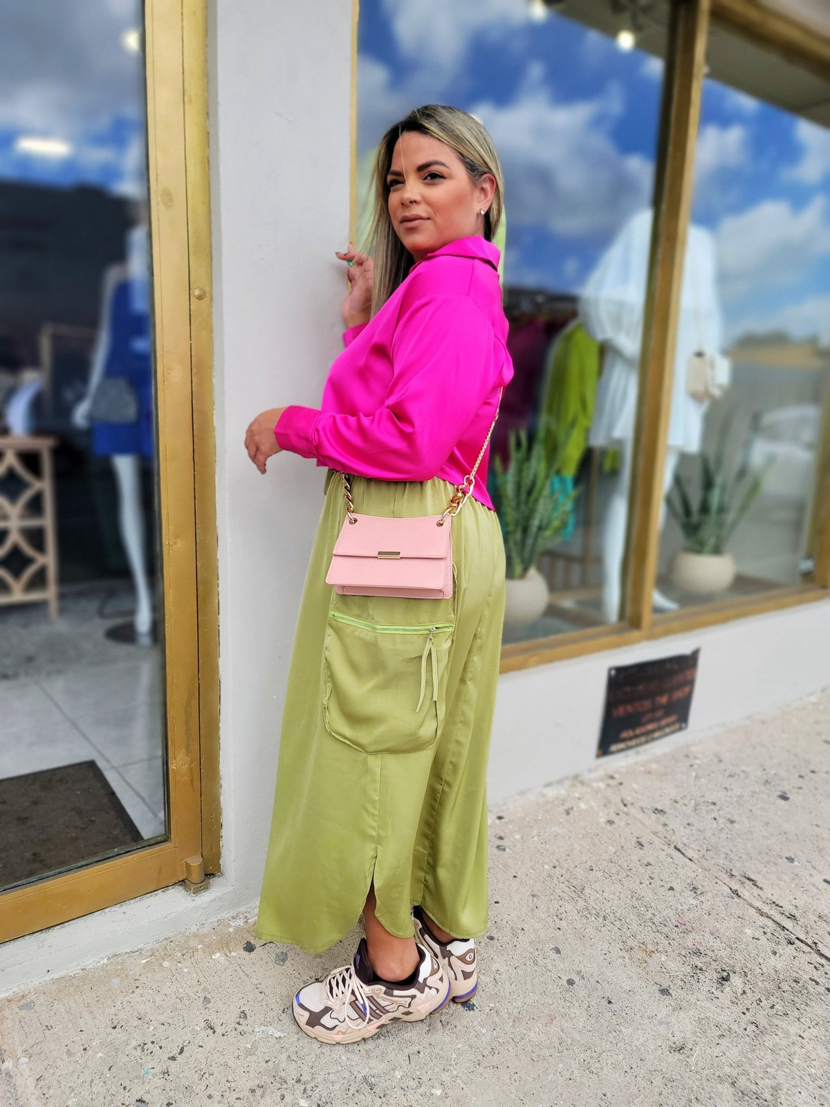 Midi Cargo Skirt With Pockets - vientostheshop