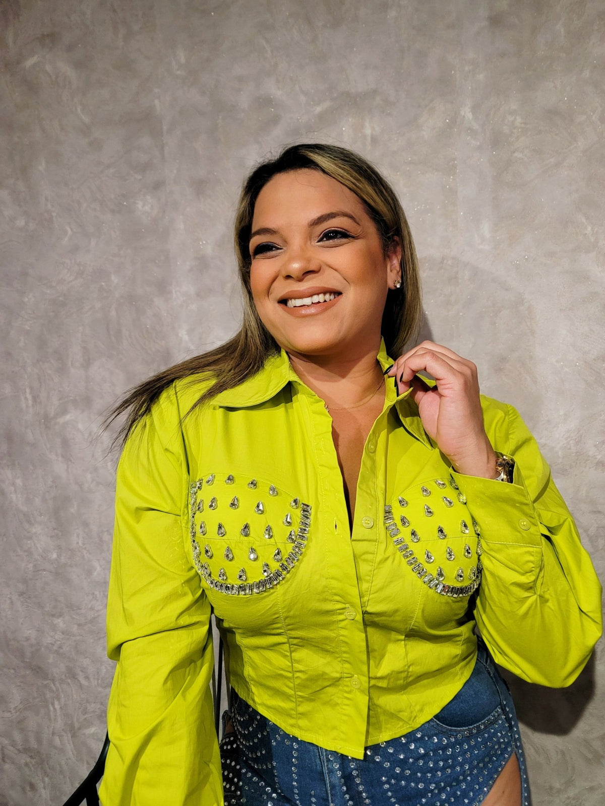Rhinestones Chic Top - vientostheshop