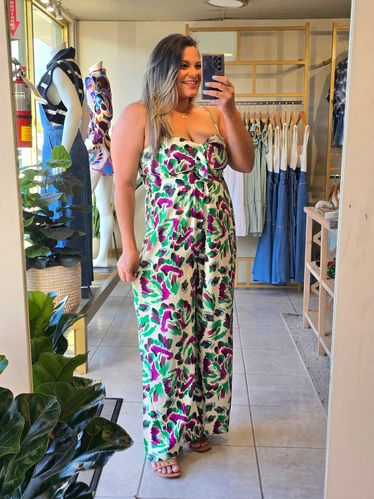 Lavender Garden Jumpsuit