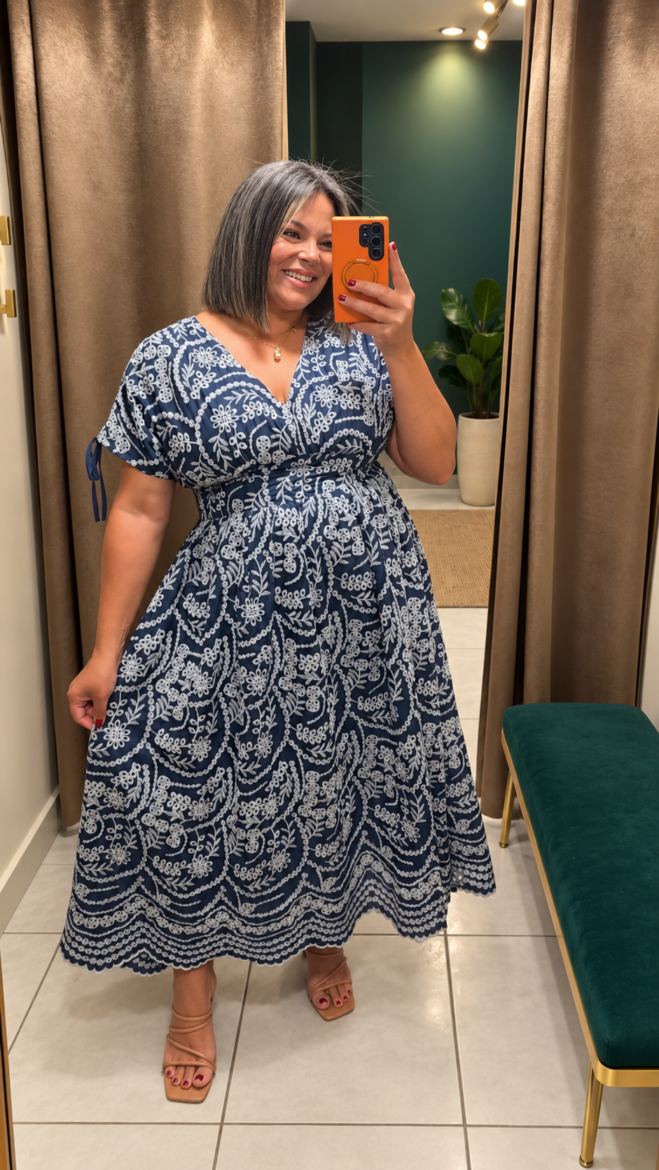 Navy Romance Dress