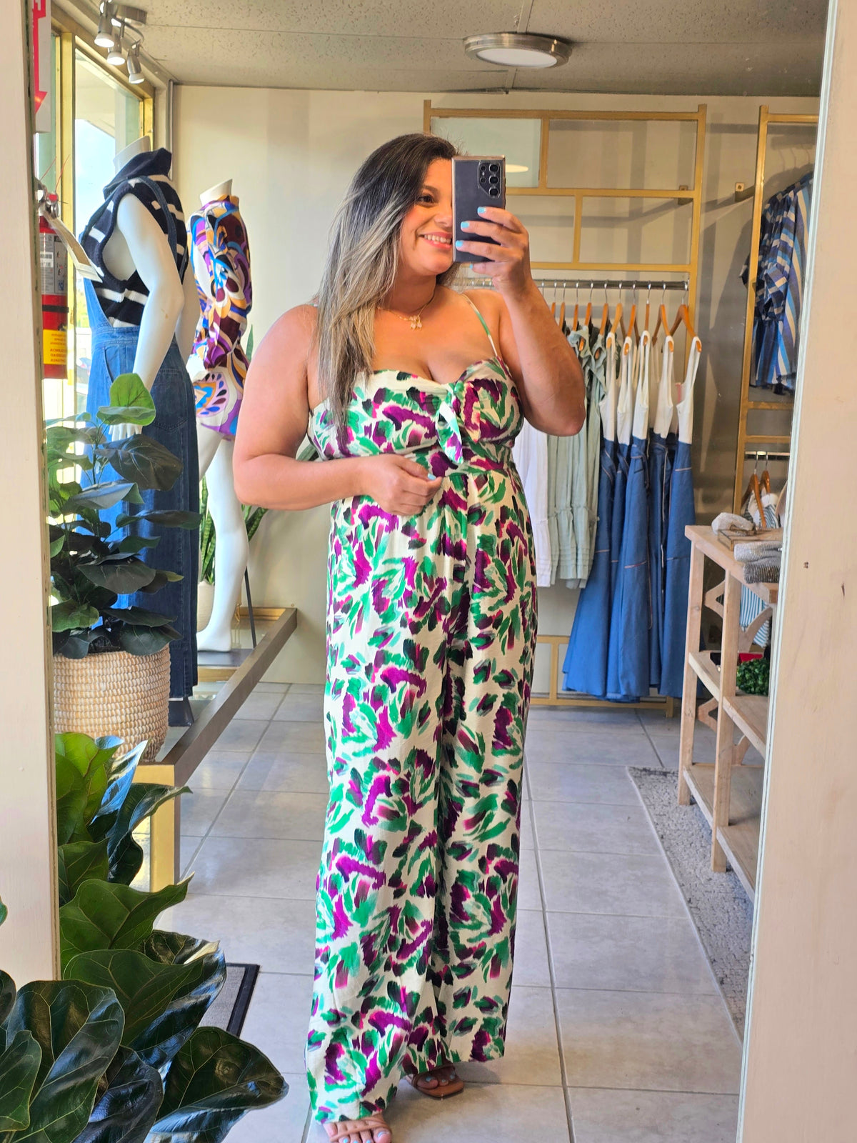 Lavender Garden Jumpsuit