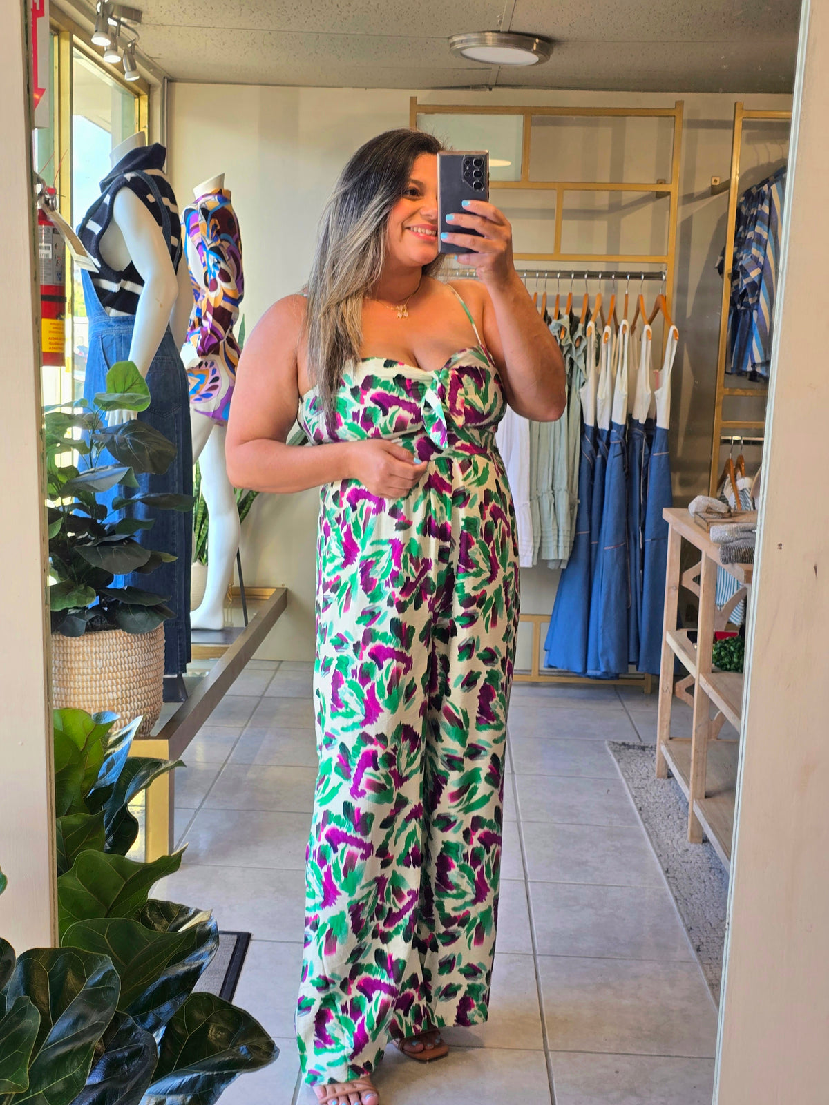 Lavender Garden Jumpsuit