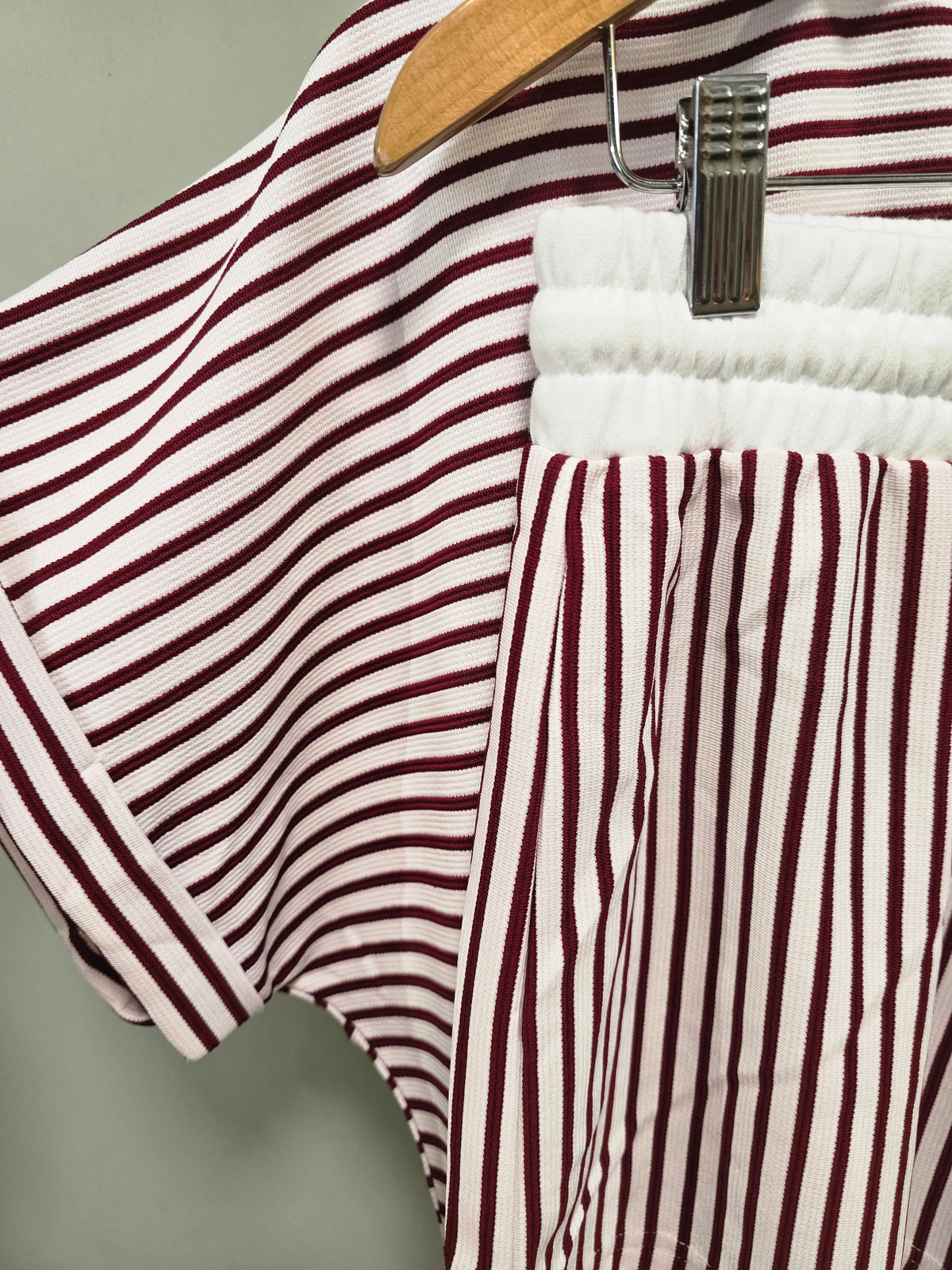 Coastal Striped Two-Piece Set