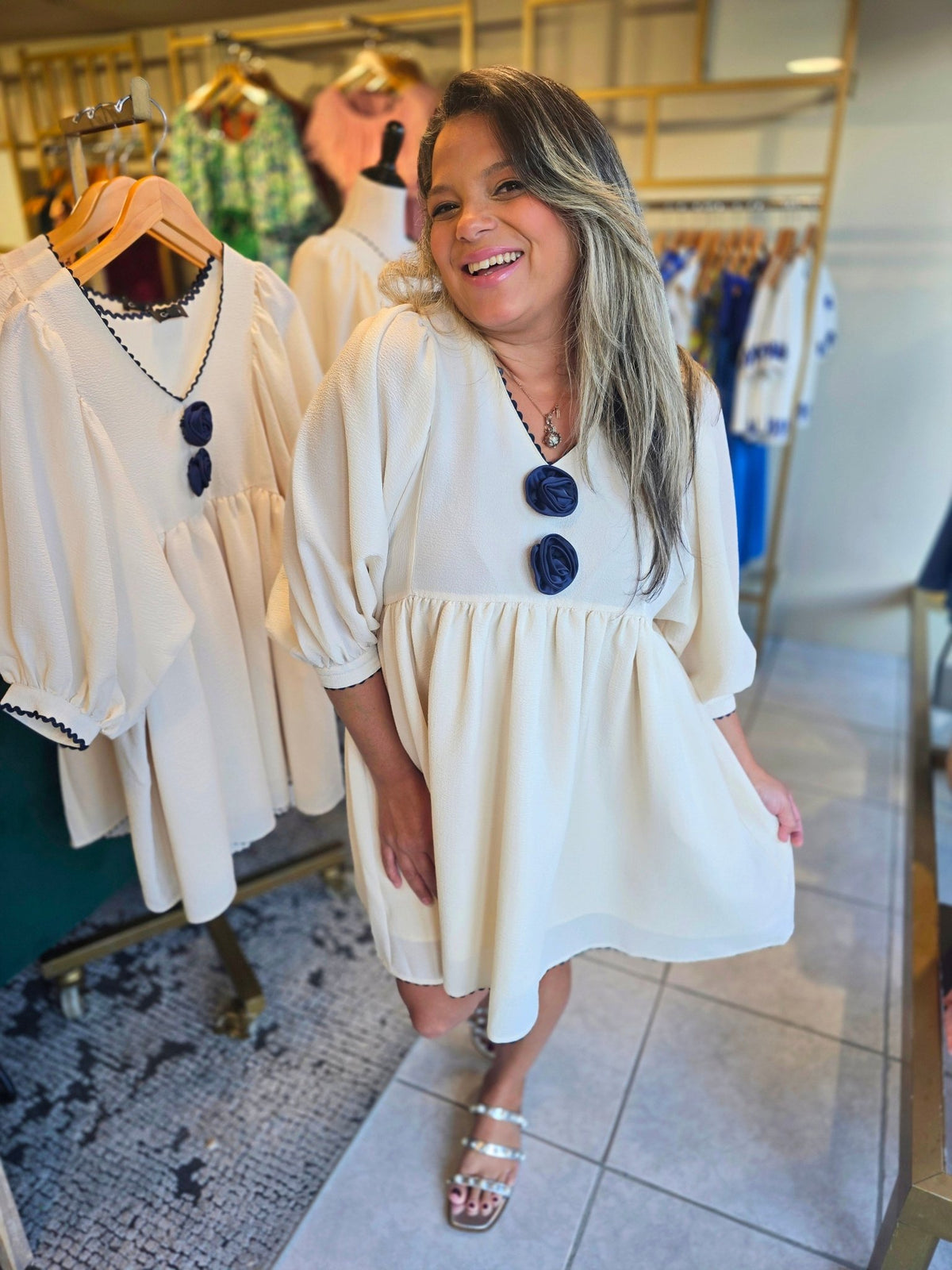 Romantic Ivory Dress - vientostheshop