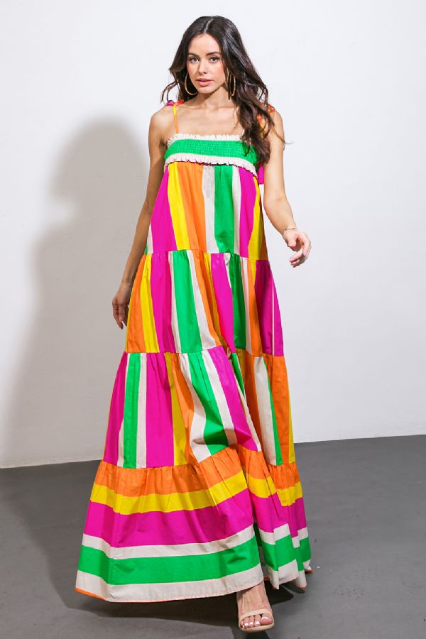 Sunrise in the Morning Maxi Dress - vientostheshop