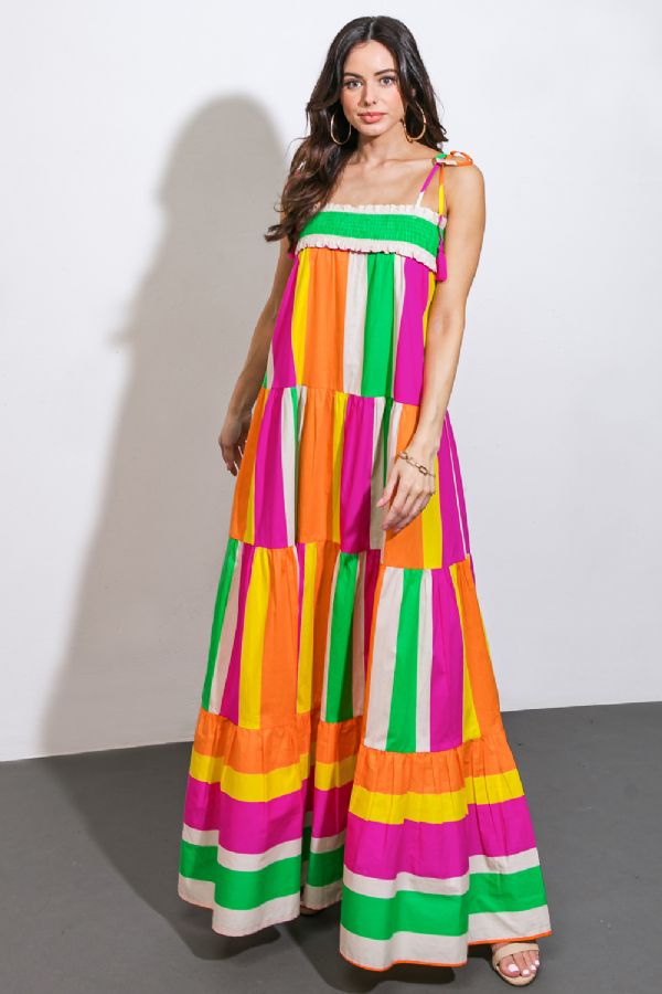 Sunrise in the Morning Maxi Dress - vientostheshop