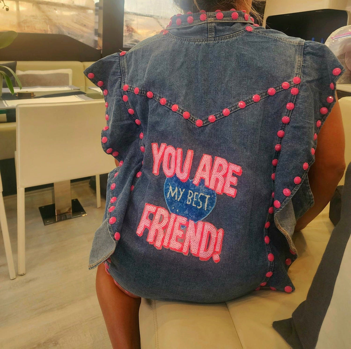 You Are My Best Friend Oversized Jacket - vientostheshop