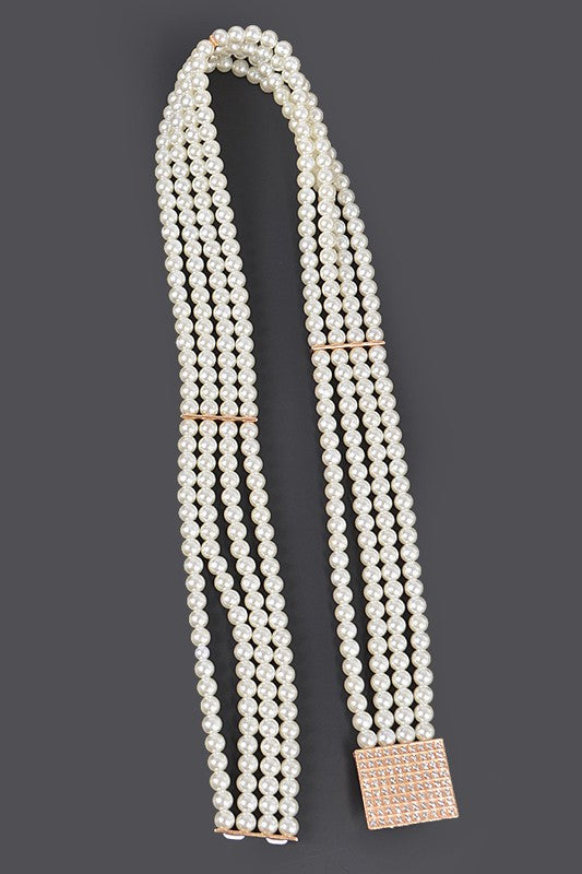 Elastic Pearl Belt