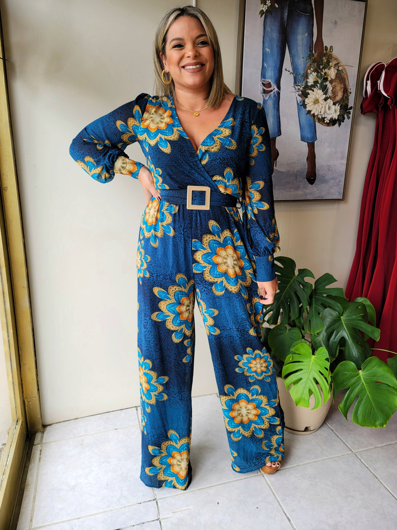 Like Me Better Jumpsuit with Belt