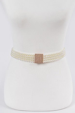 Elastic Pearl Belt - vientostheshop