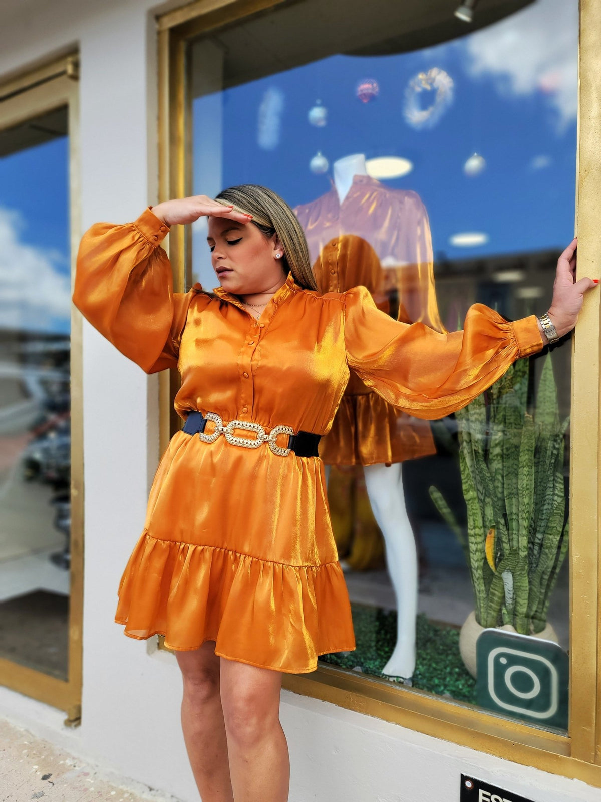 Eternal Sunshine Dress with Belt - vientostheshop