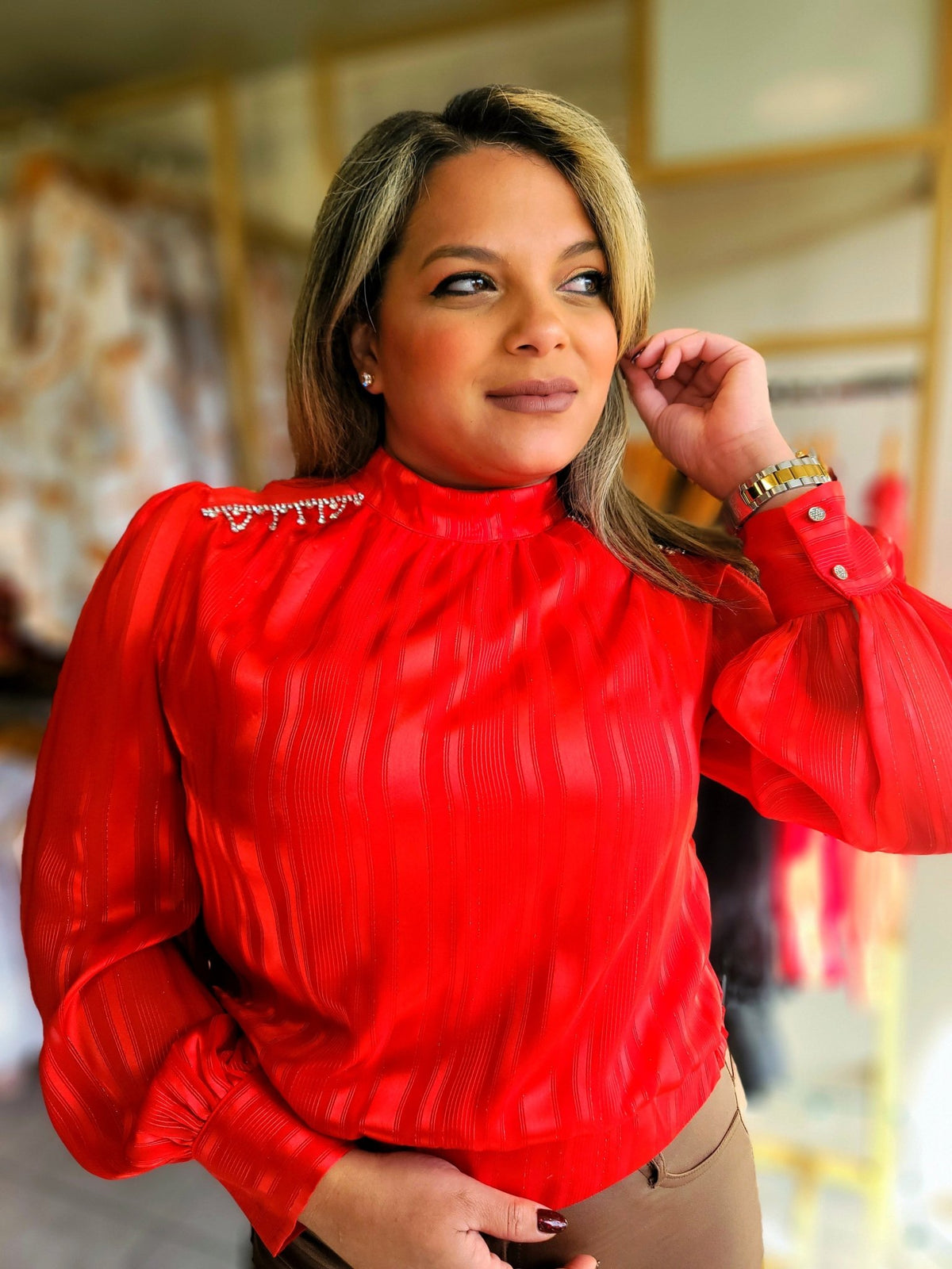 Farrah Rhinestone Tops - vientostheshop