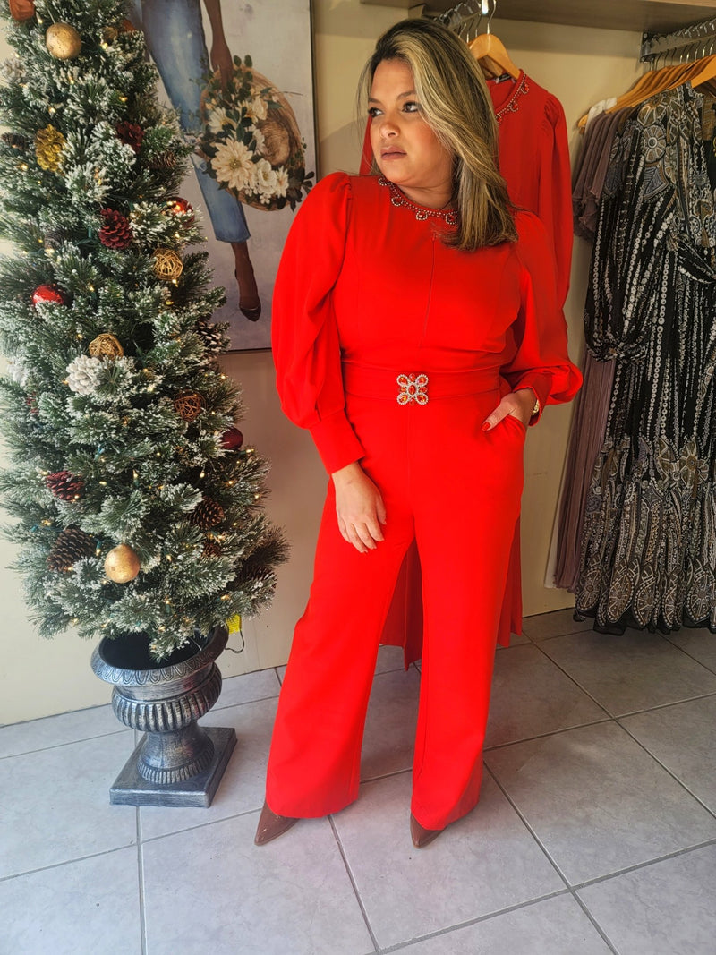 Red Wolf Jumpsuit - vientostheshop