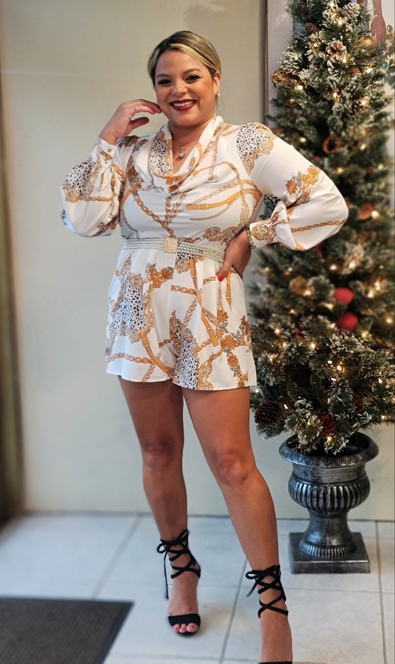 Shiny Chains Plus Rompers - vientostheshop