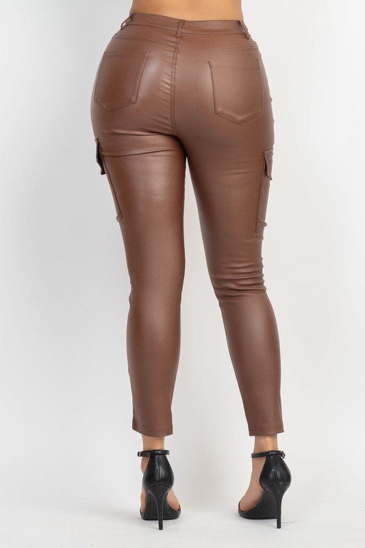 Skinny Faux Leather Pants - vientostheshop