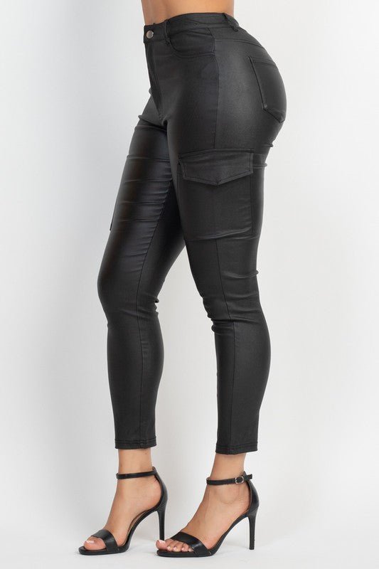Skinny Faux Leather Pants - vientostheshop