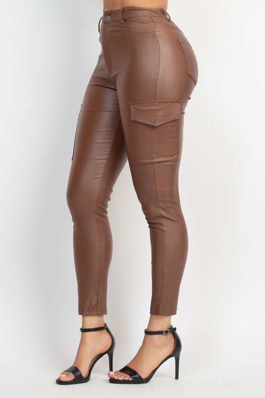 Skinny Faux Leather Pants - vientostheshop