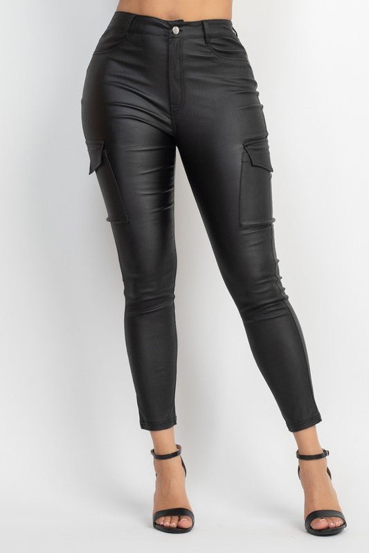 Skinny Faux Leather Pants - vientostheshop