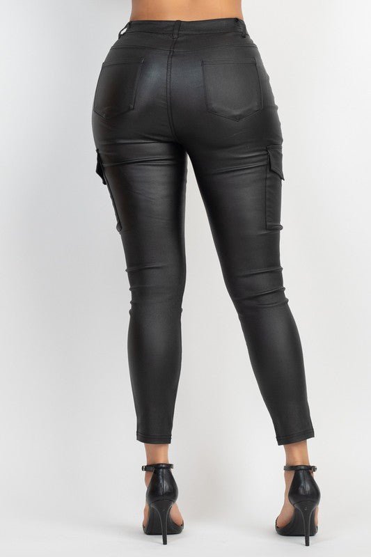 Skinny Faux Leather Pants - vientostheshop